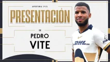 ¡Nueva casa! Pedro Vite es anunciado con Pumas de cara al Apertura 2025