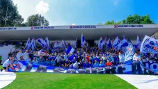 La Sangre Azul alentó a Cruz Azul en su último entrenamiento antes de enfrentar a Chivas