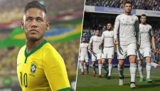 Así lucen Neymar y el Real Madrid en PES y FIFA, respectivamente