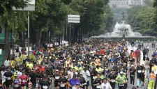 Corredores en el Maratón de la Ciudad de Mexico
