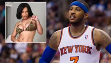 Anthony, en un partido de los Knicks