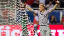 Yarbrough, celebrando un gol con EU