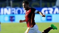 Totti, durante un partido de la Roma