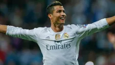 CR7 festeja un gol del Real Madrid