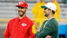 Smith y Rodgers, charlando antes del duelo