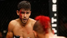 Pantera Rodríguez, en su pelea contra Leonardo Morales