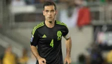 Márquez, en un partido del Tri