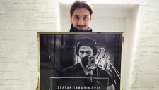 Zlatan muestra su disco de oro en Instagram