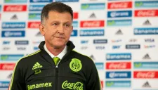 Juan Carlos Osorio en su presentación con el Tri