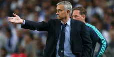Mou, con el Chelsea en un partido de Premier