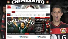 Así luce el landing especial de Chicharito