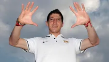 Pikolín posa para la cámara de RÉCORD