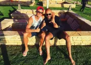 Cristiano Ronaldo posa en una foto con Badr Hari