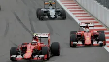 Autos durante el GP de Rusia