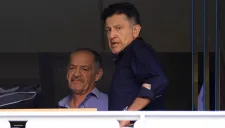 Juan Carlos Osorio, en el palco del Rebaño