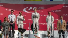 Podio del GP de México 2015