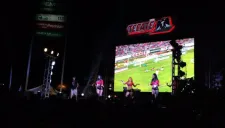 Así luce la pantalla gigante en La Minerva