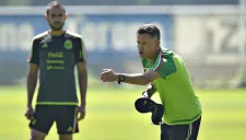 Juan Carlos Osorio dirige su primer entrenamiento con el Tri