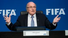 Joseph Blatter, en conferencia de prensa
