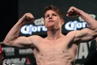 Canelo, en ceremonia de pesaje