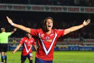 Furch celebra un gol con Veracruz