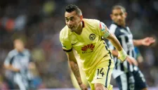 Rubens Sambueza, en un partido del América