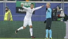 Cristiano Ronaldo festeja uno de sus goles del Real Madrid