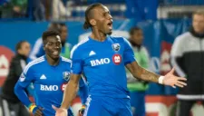 Drogba celebra un gol con el Impact