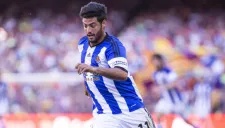 Carlos Vela, en juego de la Real Sociedad