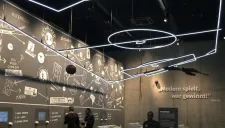 Así luce una de las salas del Museo del Futbol Alemán