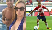 Carlos Salcido junto a la misteriosa mujer