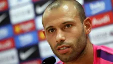 Javier Mascherano en conferencia de prensa