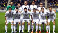 El Real Madrid posa para la foto antes del partido de Copa del Rey