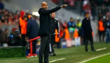 Guardiola durante un partido con el Bayern Munich