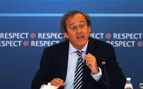 Platini, durante un congreso de la UEFA