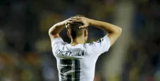 Cheryshev se lamenta durante un partido con el Real Madrid