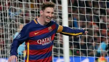 Lionel Messi celebra después de marcar un gol
