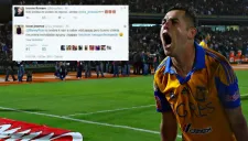 Israel Jiménez grita hacia la tribuna en CU