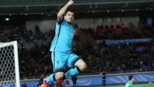 Suárez celebra un gol en el Mundial de Clubes