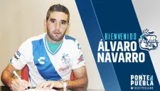 Álvaro Navarro, nuevo jugador del Puebla