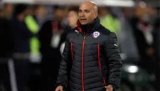Jorge Sampaoli en un duelo de la Selección chilena