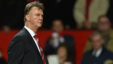 Louis Van Gaal, con el Manchester United