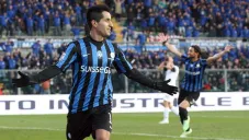 Moralez con el Atalanta de Italia
