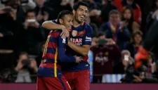 Luis Suárez y Neymar en el duelo contra el Espanyol