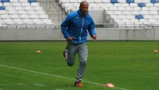 Carlos Sánchez, durante entrenamiento con Rayados