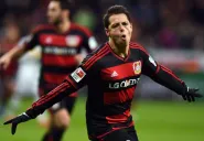 Hernández, tras anotar un gol con Bayer Leverkusen
