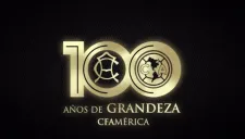 Así luce el escudo de aniversario azulcrema