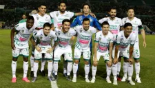 Jugadores de Chiapas posan antes del juego contra Dorados