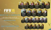 El equipo de la semana 18 en FUT