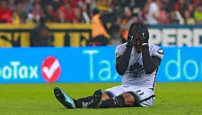 Michael Arroyo, en el partido contra el Atlas